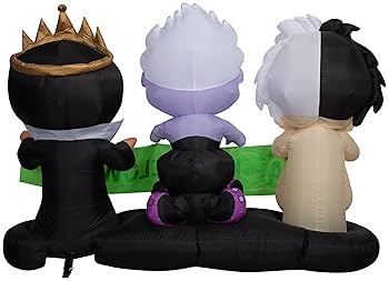 Amazon.com: Gemmy Airblown Disney Villains Scene Disney, 4